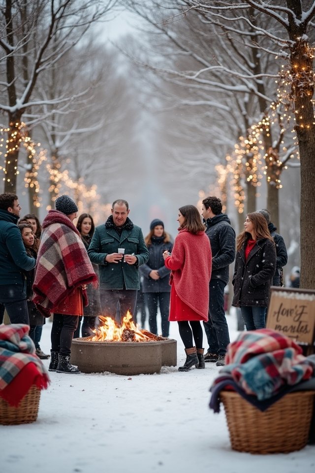 cozy blankets and cocoa