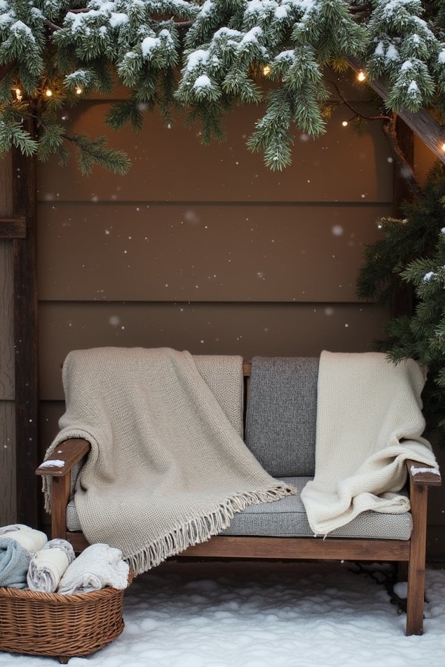 cozy blankets for guests