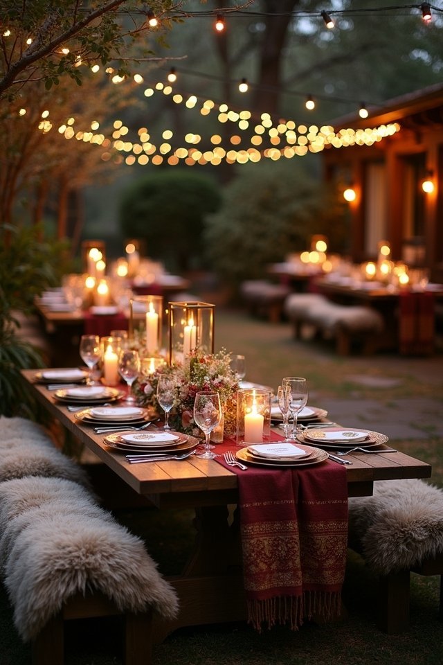 cozy blankets for winter weddings
