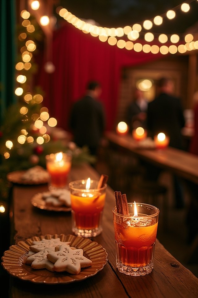 cozy cocktails and treats