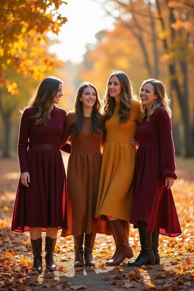 cozy dress stylish boots