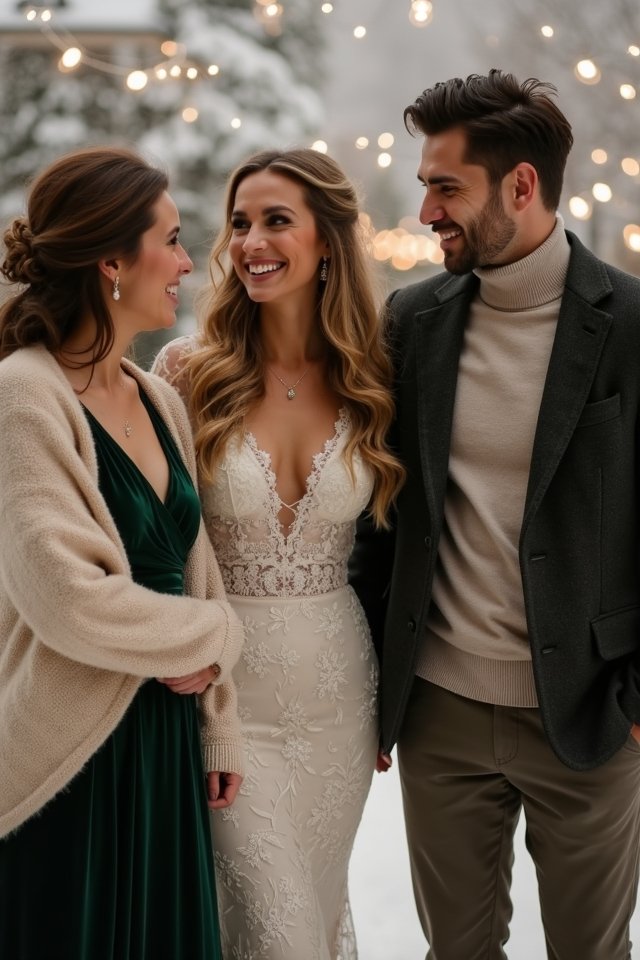cozy elegant winter attire