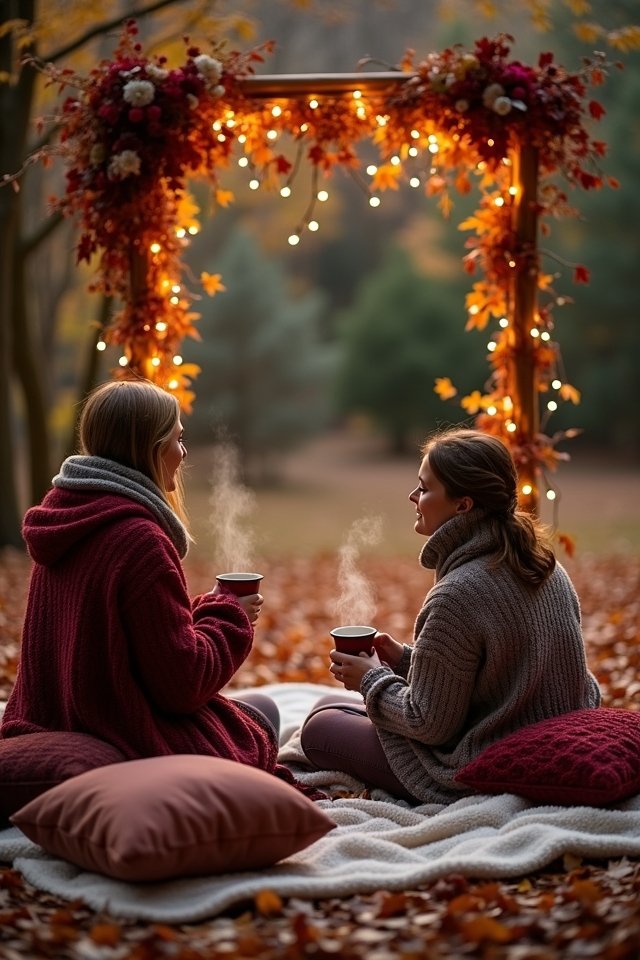 cozy fall wedding attire