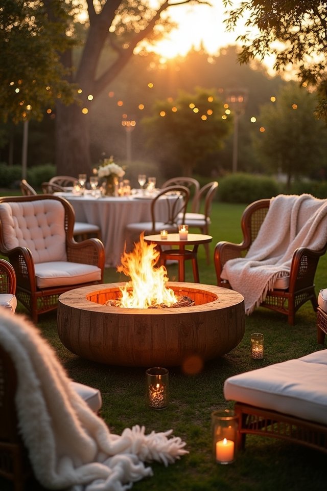 cozy fire pit gatherings