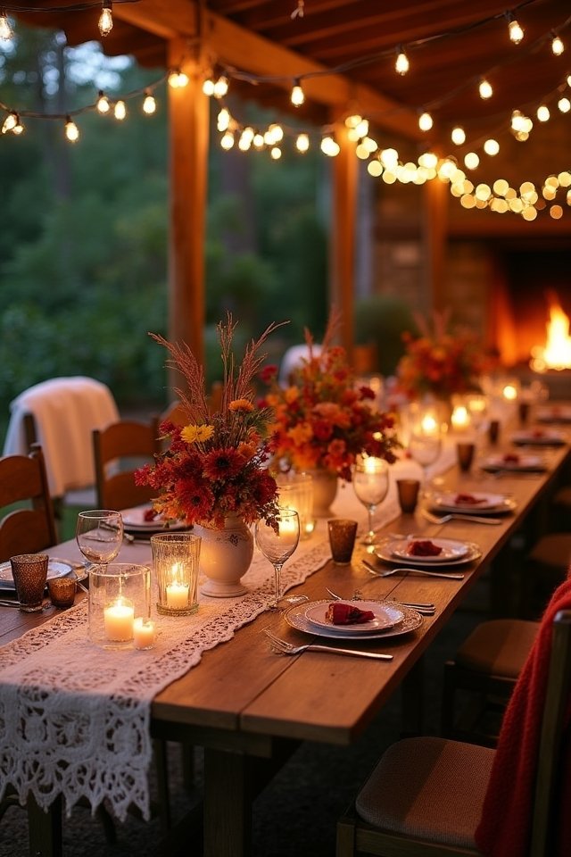cozy fireside celebration atmosphere