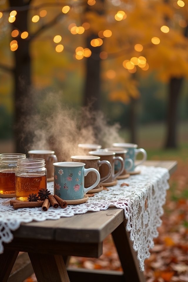 cozy hot beverage station