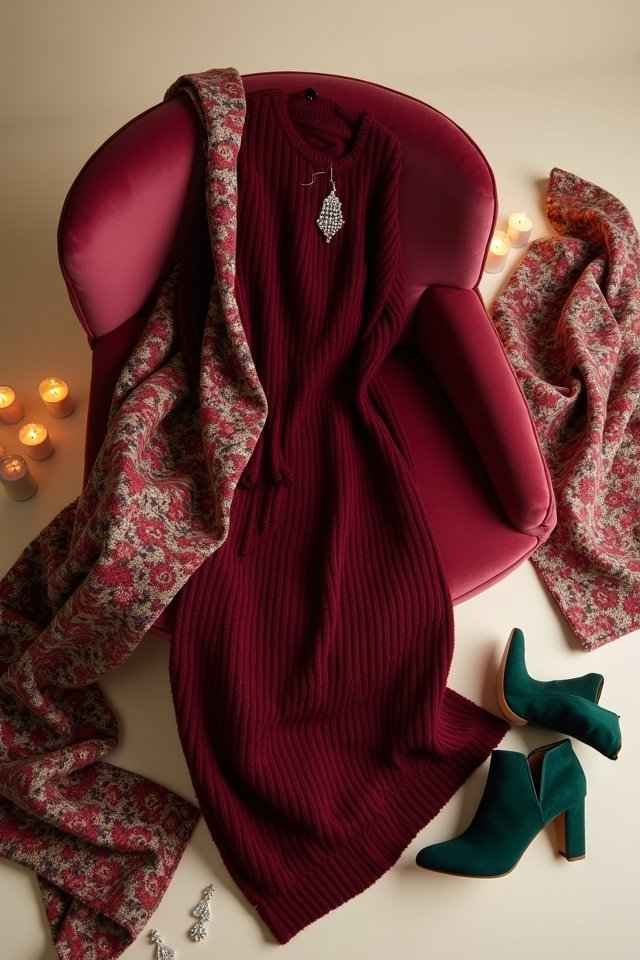 cozy knit dresses for winter