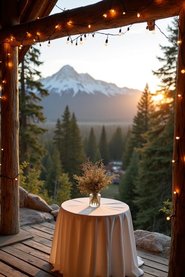cozy lodge wedding magic
