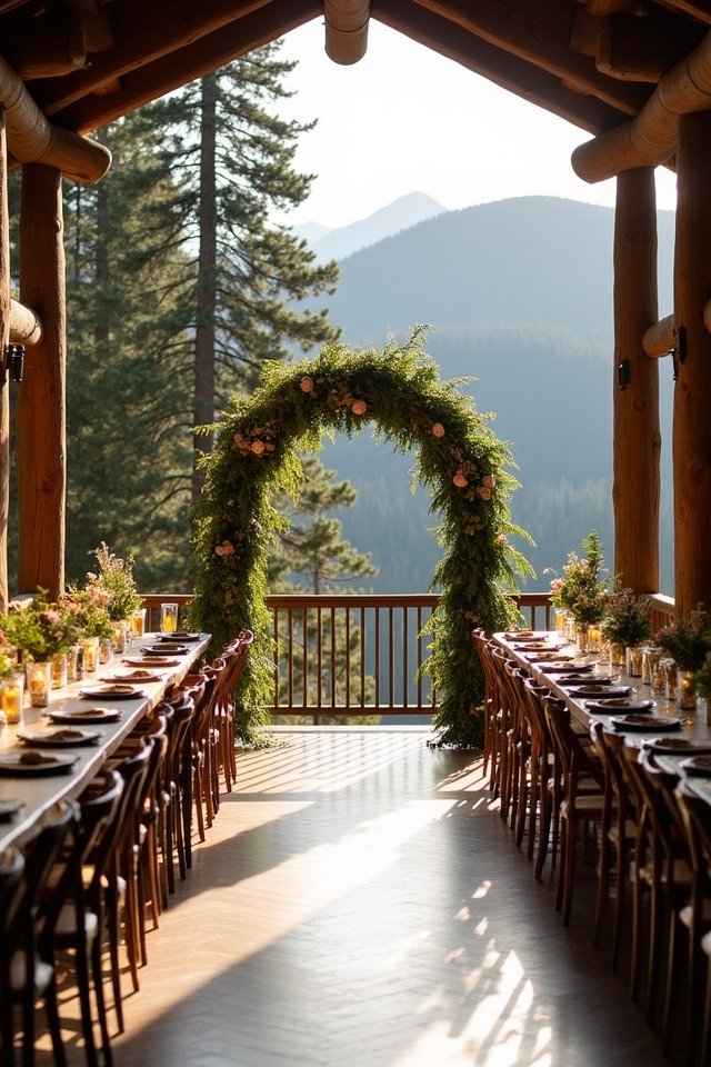 cozy mountain wedding retreat