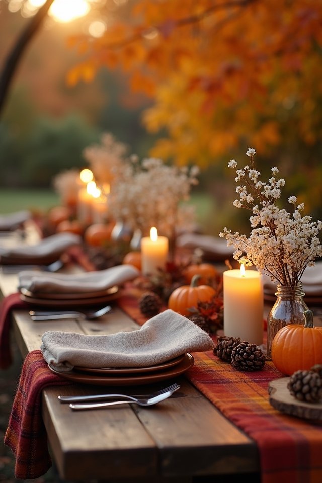 cozy plaids and textures