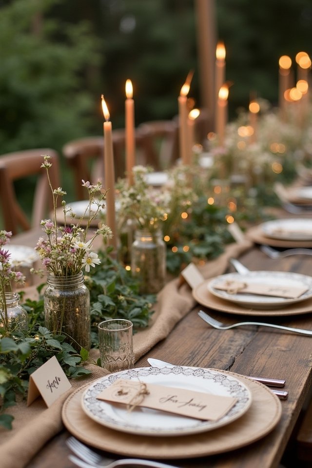 cozy rustic wedding charm