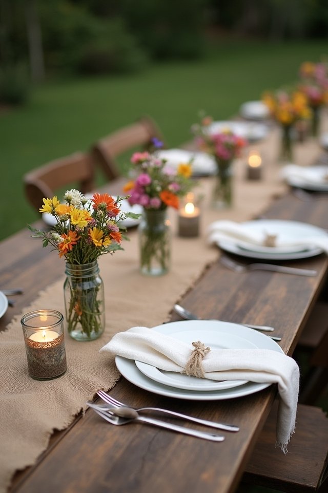 cozy rustic wedding decor