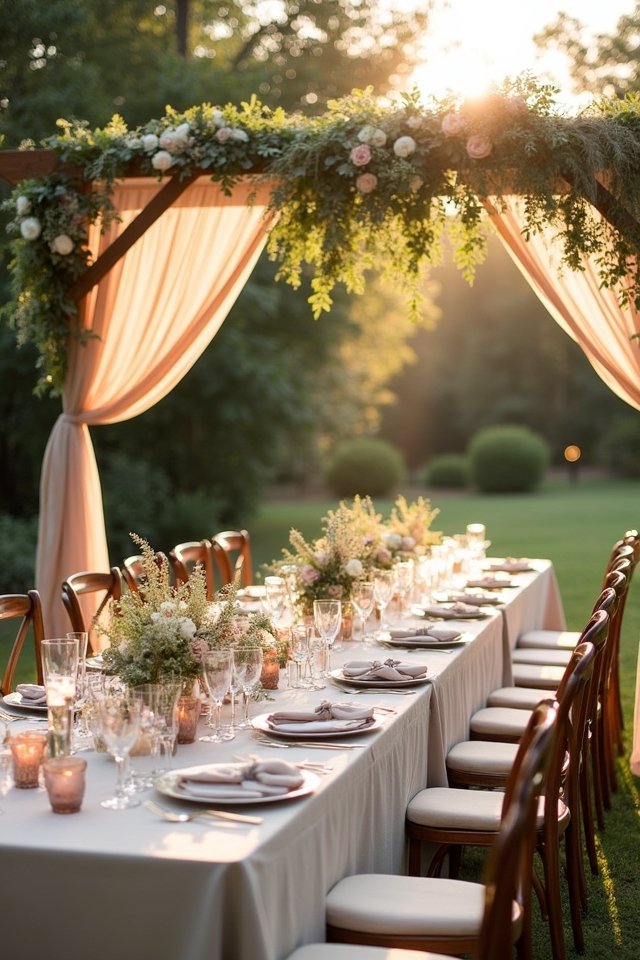cozy taupe wedding elegance