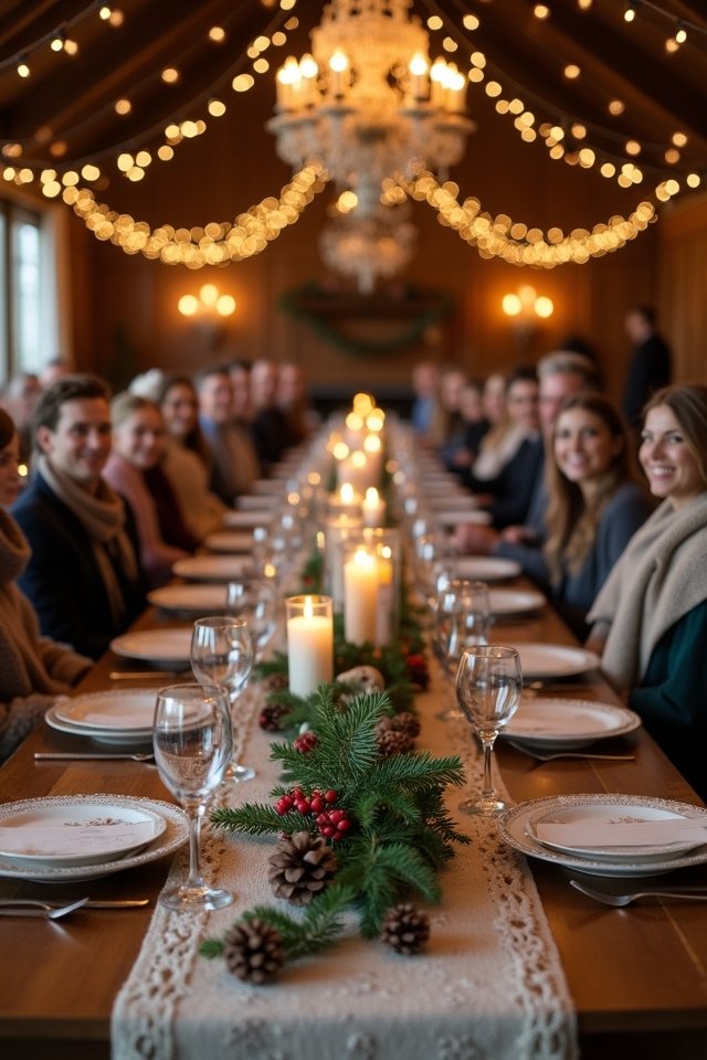 cozy twinkling candle arrangements