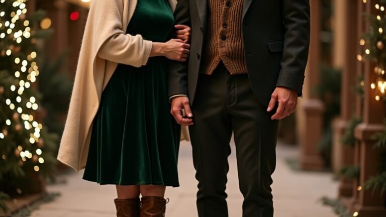 cozy wedding guest outfits
