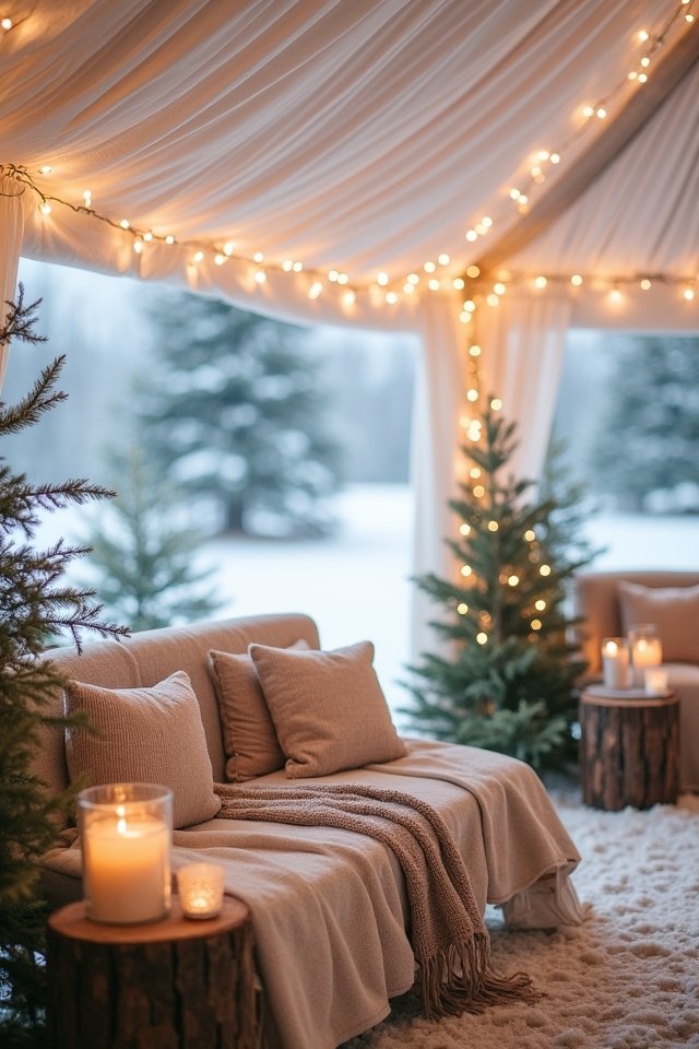 cozy winter guest comforts