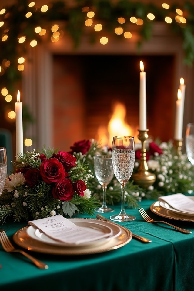 cozy winter wedding palette