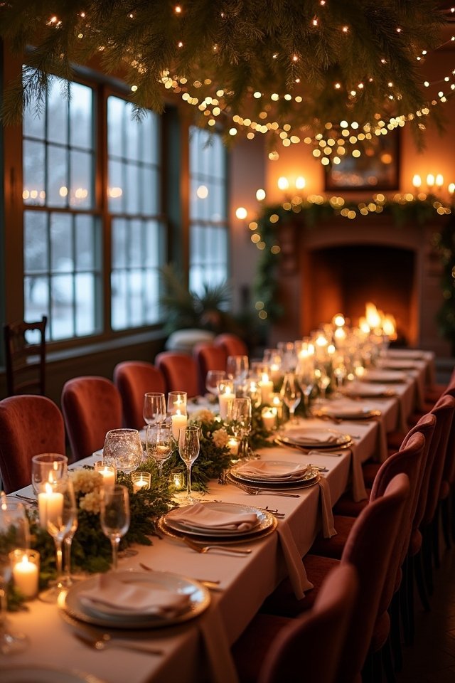 cozy winter wedding venue