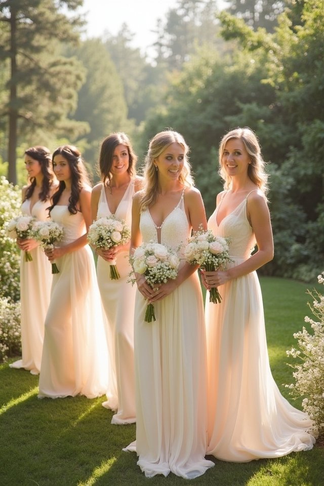 cream wedding color palette