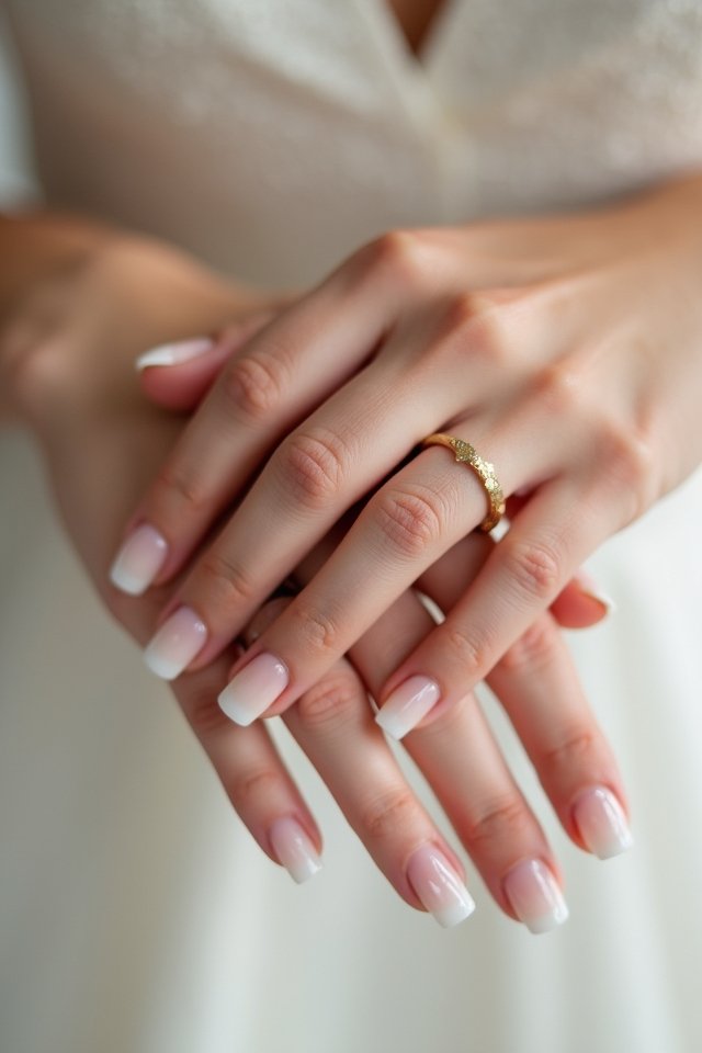 creamy beige ombre elegance