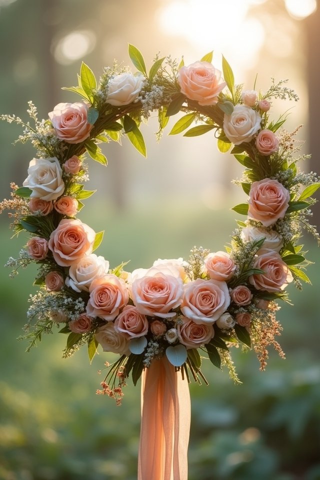 creative floral hoop designs