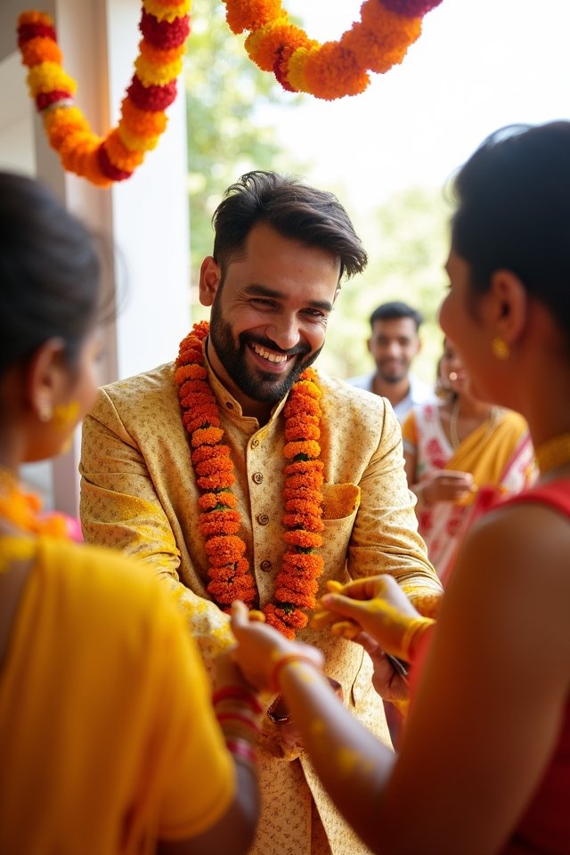 creative haldi art techniques