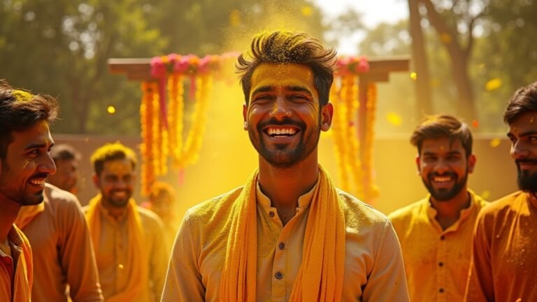 creative haldi photoshoot ideas