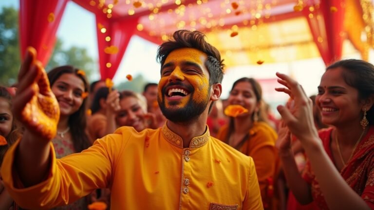 creative haldi photoshoot ideas