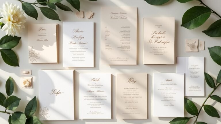 creative minimalist wedding invitations