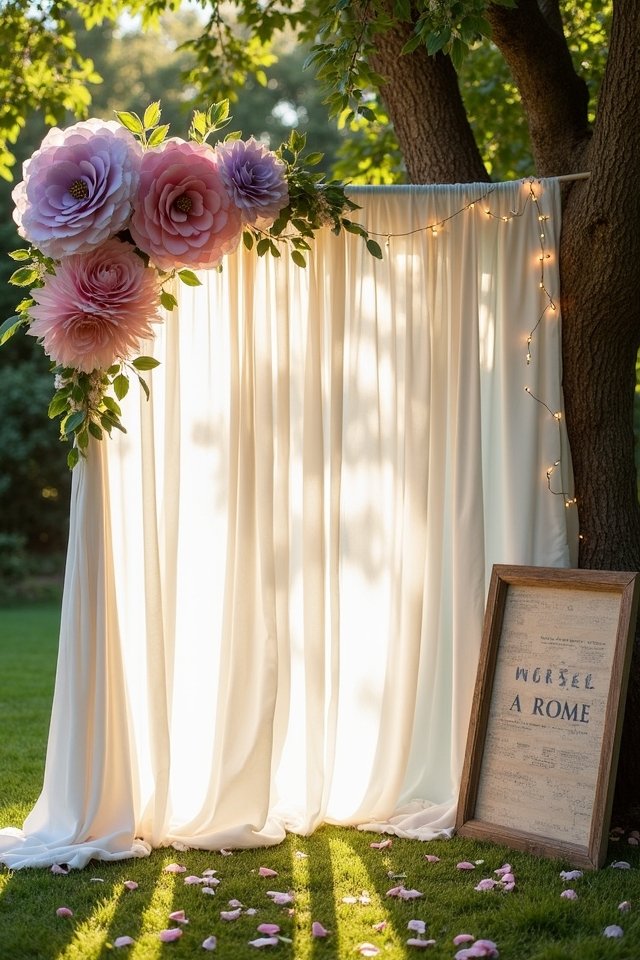 creative photo booth backdrop