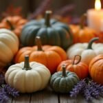 creative pumpkin themed arrangements