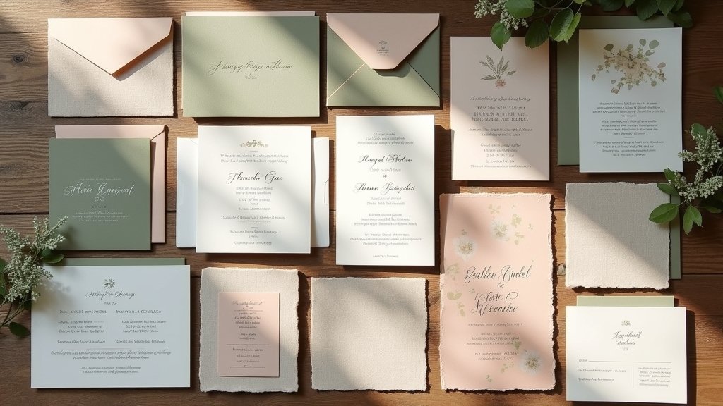 creative simple wedding invitations