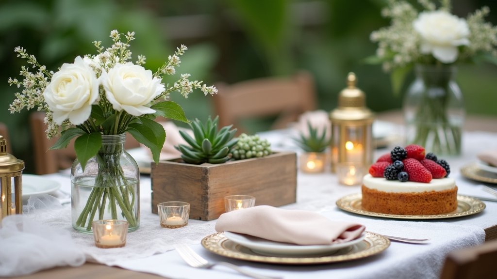 creative small wedding decor