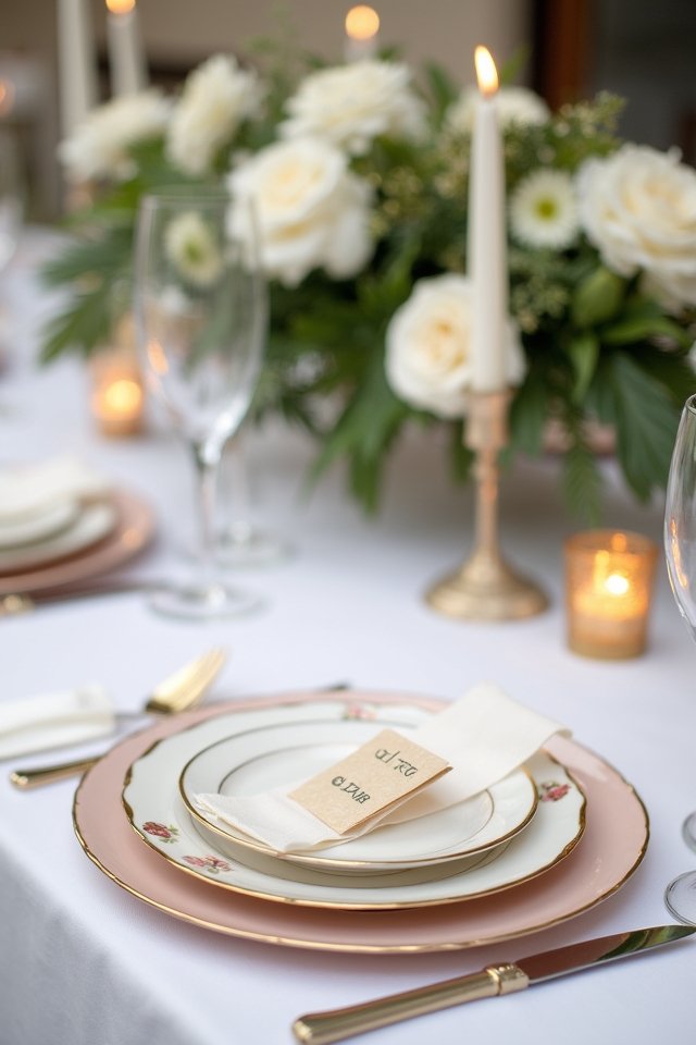 creative wedding table decor