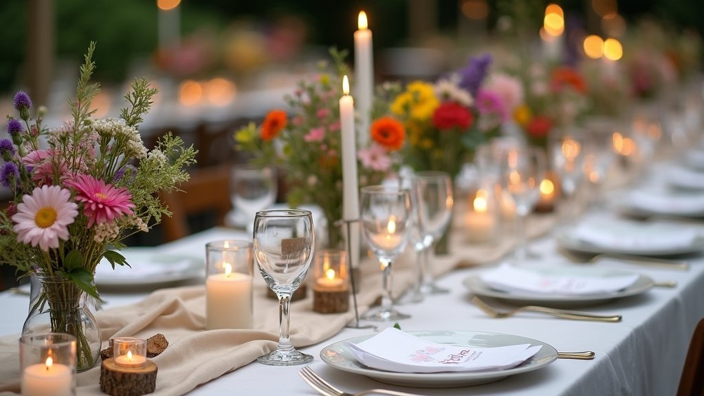creative wedding table ideas