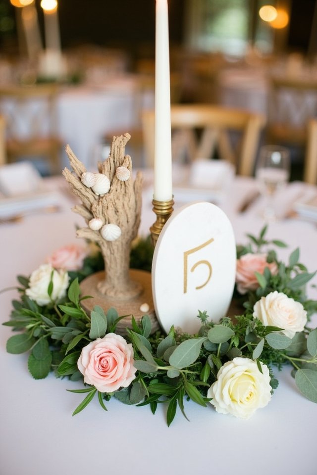 creative wedding table numbers