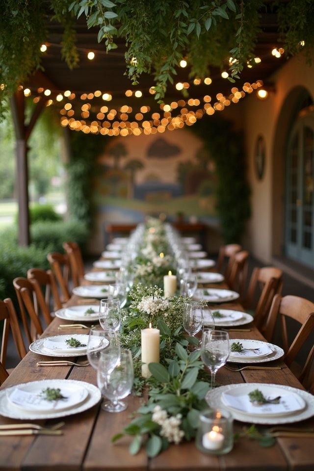 creative wedding venue decor