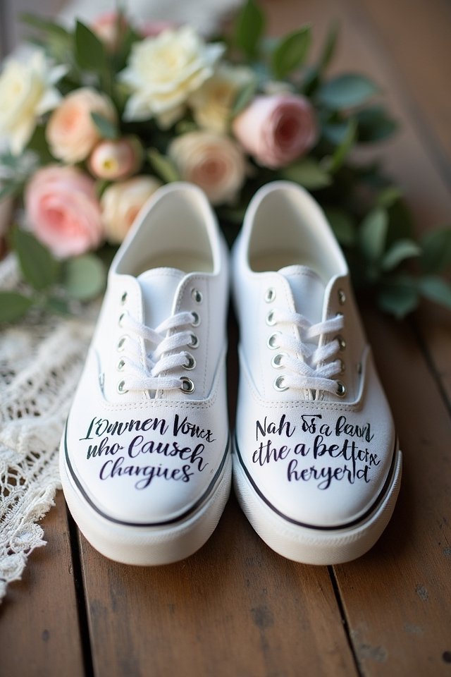custom sneakers with quotes