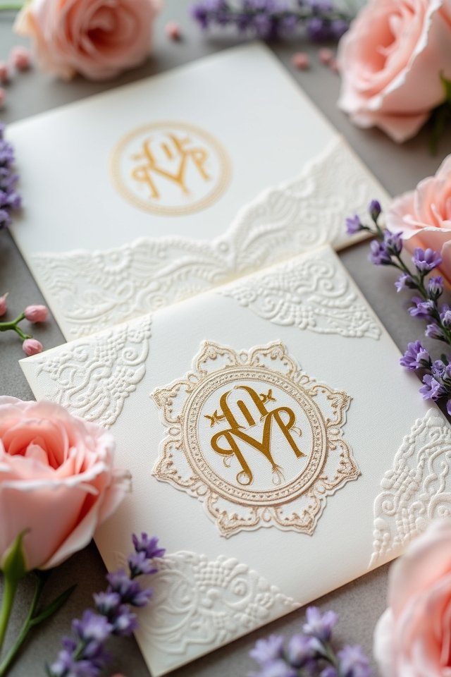 custom wedding monogram designs
