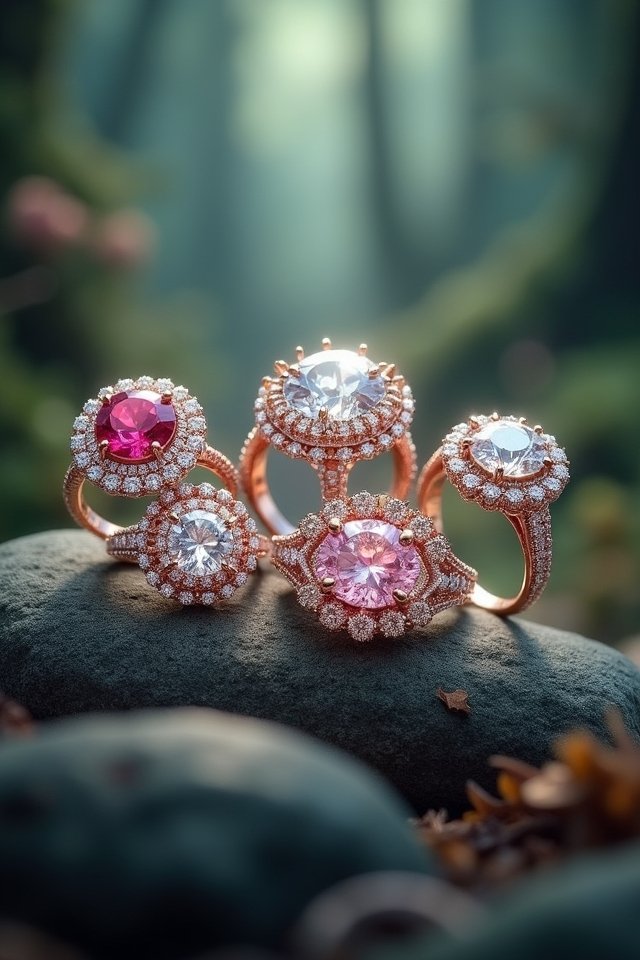 customizable halo ring designs