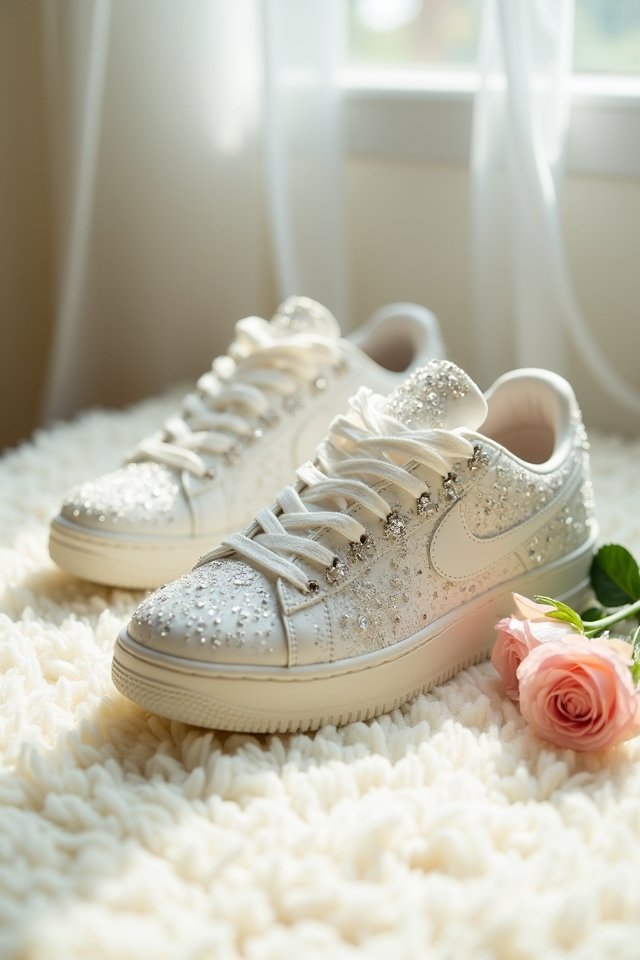 customizable stylish bridal sneakers