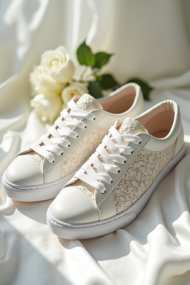 customizable stylish wedding sneakers