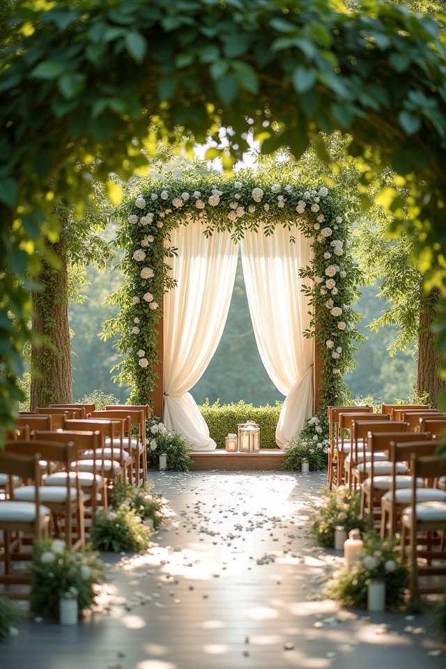 customizable wedding ceremony backdrop