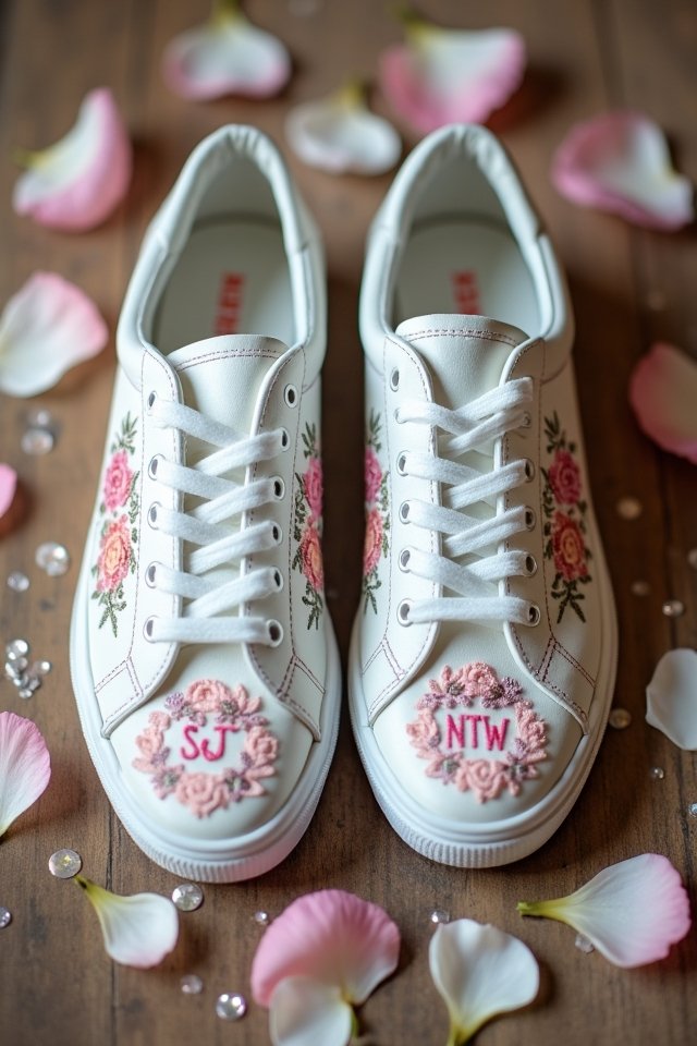 customizable wedding sneakers designed