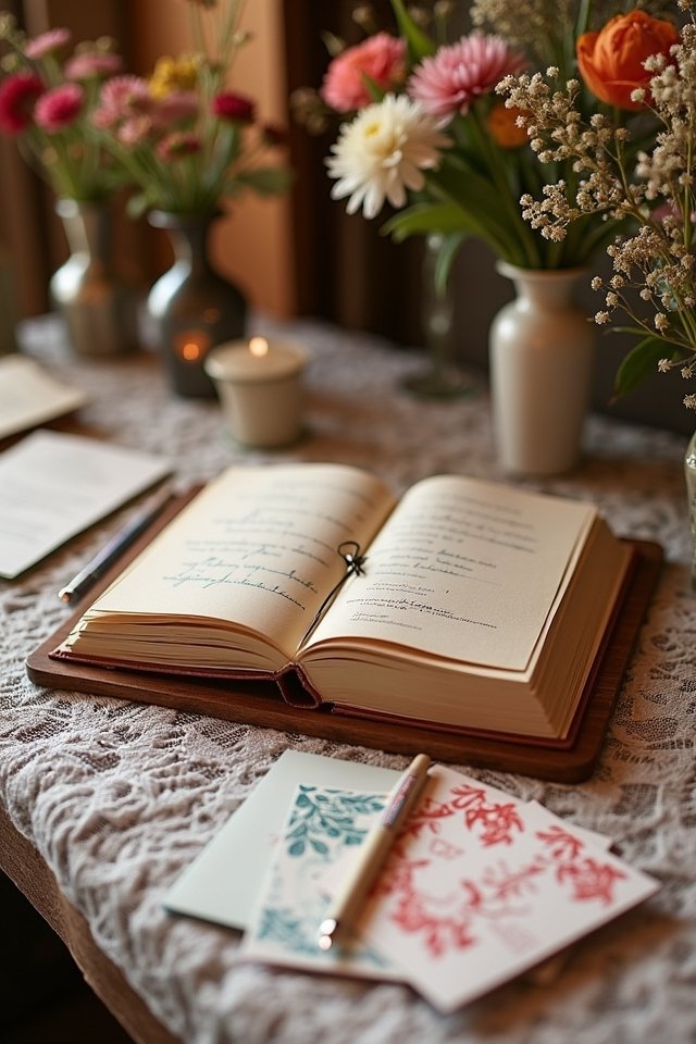 customized guestbook alternatives ideas