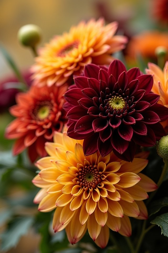 dahlias add vibrant elegance