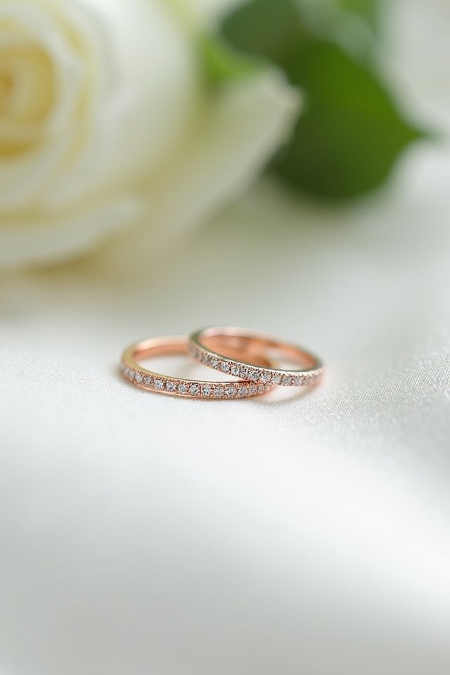 dainty diamond band elegance