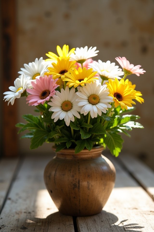 daisy arrangements bring joy