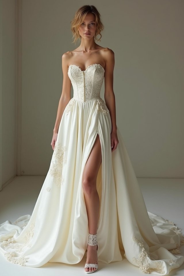 daring high slit elegance