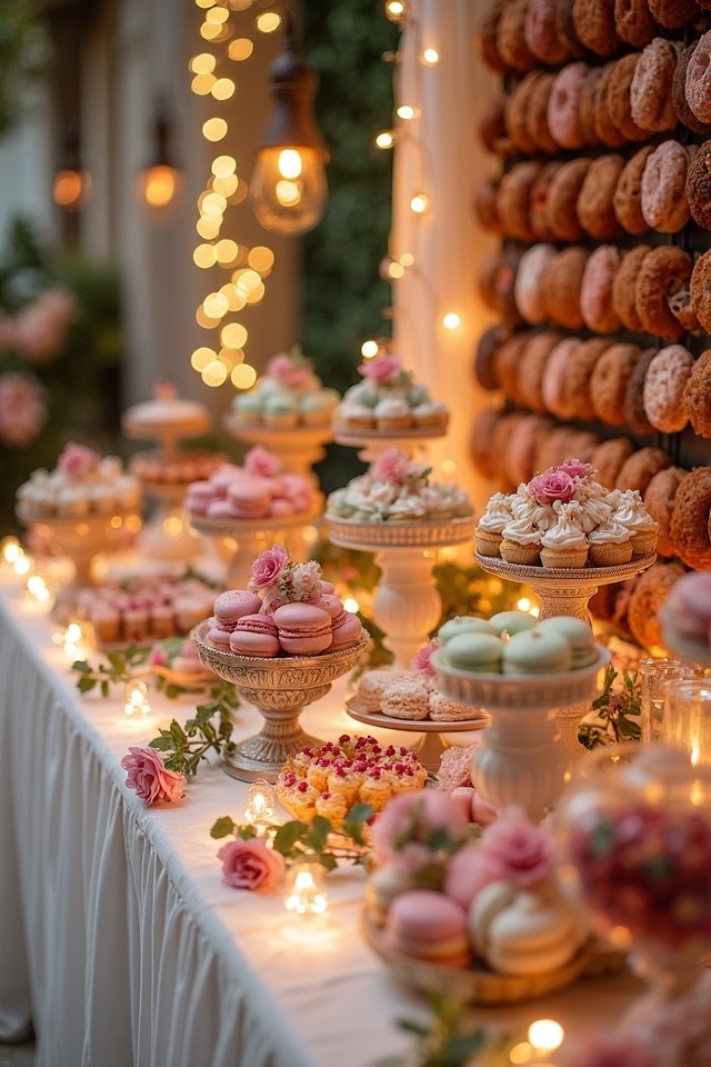 dazzling array of desserts